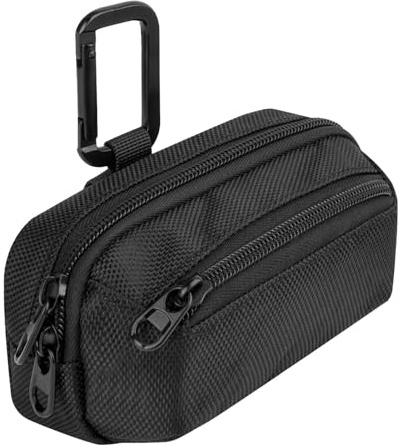 Milageto Estuche de Viaje para de frecuencia cardíaca, Correa de Pecho, Organizador de Almacenamiento con Bolsillo Frontal, protección para Deportes al