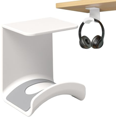 Soporte para auriculares de pared, soporte para auriculares, fijación de auriculares para Streaming dormitorio, estudio doméstico, para aula, para casa, oficina, streaming, Config PC Studio