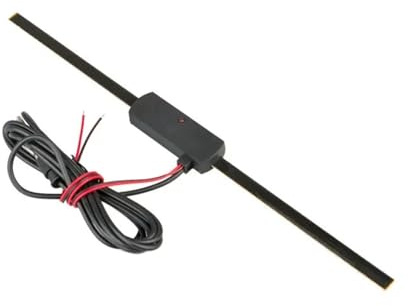 Amplificador de señal de Antena de Radio Am/FM para Coche, 12 V, Universal, para Parabrisas. Accesorios electrónicos. Antena de Coche
