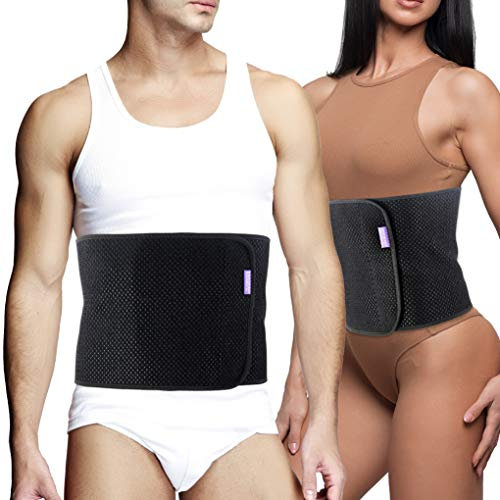 Ceinture Abdominale Post-Opératoire par Everyday Medical I Ceinture Avec Charbon de Bambou qui Accélère la Guérison après Chirurgies Abdominales et Accouchement I Post Surgery Abdominal Binder I XXL