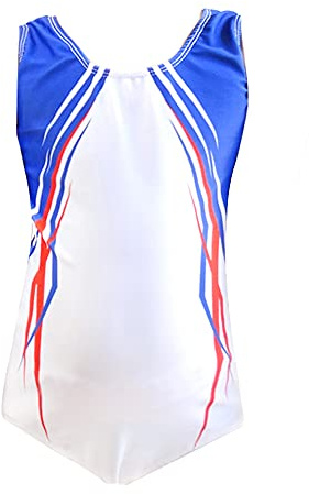 LIUHUO Gymnastikanzug für Kleinkinder, Mädchen, Jungen, Übungstraining, Einheiten für Teenager, Blau, 7-10 Years