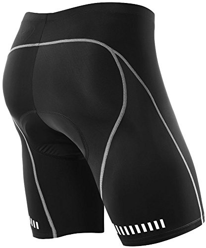 NOOYME Pantaloncini Ciclismo Uomo Imbottiti 4D Gel Asciugatura Rapida Pantaloni Bici