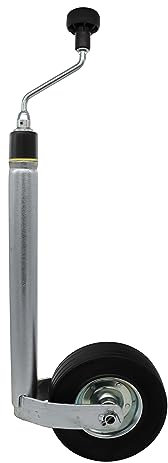 trailer parts4u Stützrad 150kg Ø 48mm mit Stützlastanzeige Stützlastwaage Bugrad 220x65 Deichselrad Anhänger