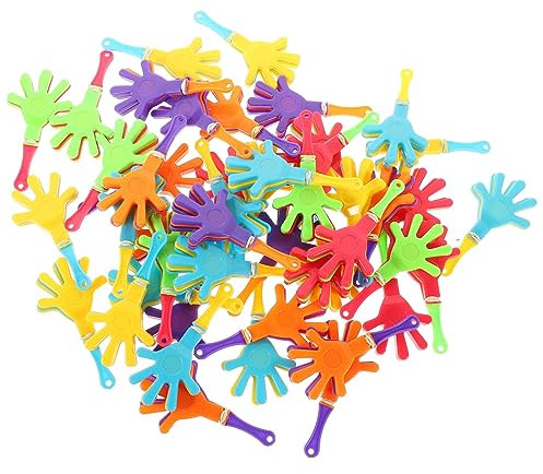 Kinderparty 50 Stück Jubel Mini-handklatscher Party-lärmmacher Farbige Hand Party-handklatschen Handklapper Fußball Krachmacher Autospiegel Kind Abgeben Plastik