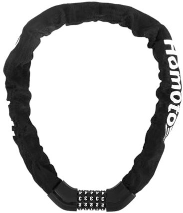 Fahrradschloss Zahlenschloss, Fahrradschlösser hohe Sicherheit, Bike lock Kettenschloss mit 5-stelligem Code, Schloss für ebike/e scooter/e roller/kinder fahrrad etc. (6 mm)