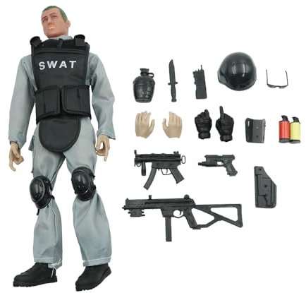 Ieron Modèle de Figurine d'action de Soldat, Figurine de Luxe Action Man