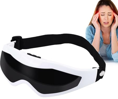 Augenmassagegerät, Gerät zur Verbesserung der Sehkraft,Tragbares Massagegerät zur Linderung trockener Augen und zur Verbesserung der Sehkraft | Erfrischendes und komfortables Augenmassagegerät zur Ver