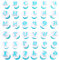 JJYHEHOT 36 piezas Cortadores Fondant Moldes, Alfabeto Cortadores Molde para Hornear, Alfabeto, Decoración de Tartas, Accesorios para Hornear, Sellos, Galletas, Mazapán
