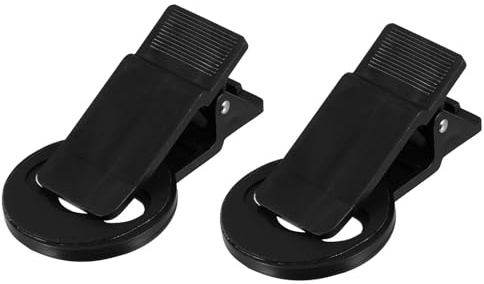 Zerodeko Clips para Lentes de Teléfono Móvil de 37 MM Sujeción Antideslizante y Material ABS, Compatibles Filtros de Efecto y Lentes Auxiliares para Fotografía