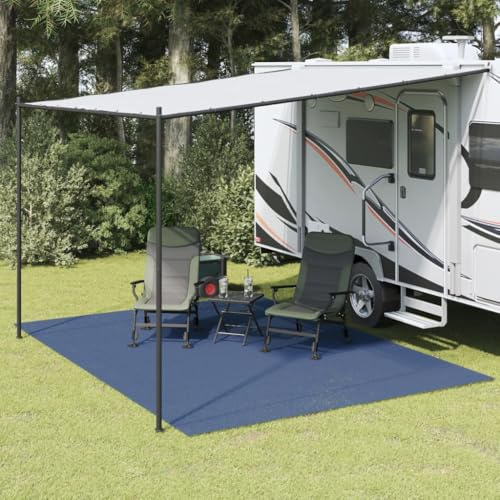 LoogCape tältmatta x antracit polyester hållbar lätt utomhus camping vandring vandring festival strandskydd