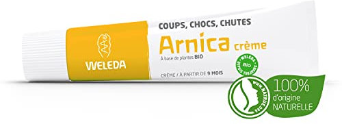 WELEDA - Arnica Crème - Coups, Chocs, Chutes - Utilisable Dès l'Âge de 9 Mois - NATRUE - Tube de 25 g