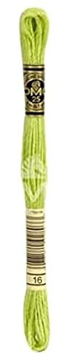 DMC 117MC-0016 sticktwist, bomull, 0016 grön, 8 m