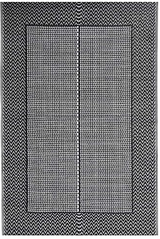 vidaXL Tappeto da Esterni ARAKIL Nero 140x200 cm in PP
