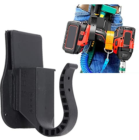 Fodero Porta Trapano, Borsa Porta Attrezzi, Fondina per Trapano Universale Cintura per Attrezzi e Supporto, per Avvitatore a Percussione per Trapano a Batteria con Fune di Sicurezza