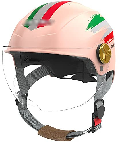 Motorradhelm Offener Helm Mit Brille Jethelm Helm Mit Schnellverschluss Passend Für Erwachsene Männer Frauen Moped Pendler Auto Kreuzer – DOT/ECE-Zertifiziert 1,ONE Size(54-61CM)