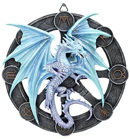 Pacific Giftware Wandrelief Drache Yule by Anne Stokes 27 cm | Figur Statue Dragons of the Sabbats