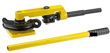 Hydraulisches Handcrimperwerkzeug Manueller Rohrbieger, Durchmesser 10–16 mm, mit 1 Matrizen-Set, multifunktionale Stahl-Kupfer-Rohrbiegemaschine, U-förmiges verzinktes Rohr (Color : 0, Size : 10mm