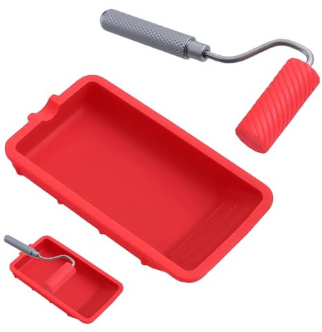 Sporgo Rouleau de colle à bois avec support adhésif : rouleau à colle application rapide et uniforme, rouleau de colle pour travaux manuels, projets artistiques, projets adhésifs et travail du bois