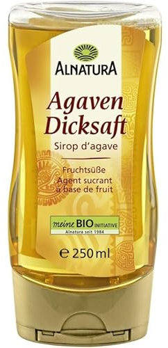 ALANATURA Sirop d’Agave Bio 250 ml, édulcorant naturel pour recettes saines et gourmandes- Lot De 4