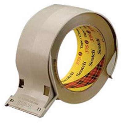 3M Scotch Box Sealing Tape Dispenser H320, Gray, 2 inches