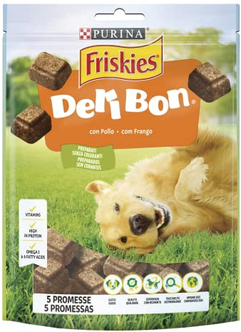 Purina Friskies Delibon Snack Cane Deliziosi Bocconcini con Pollo 130g