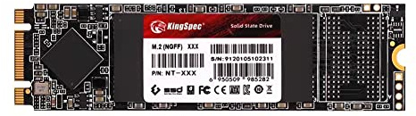KingSpec NT Series 256GB SATA III M.2 2280 Interne SSD - MAX 570MB/s Lesen, 3D-NAND, für Ultrabook, Tablet, Mini-PC