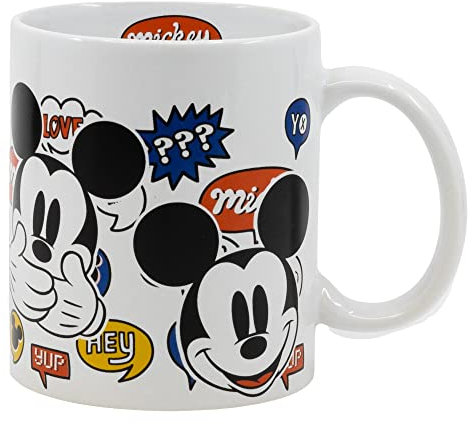 TAZA CERAMICA 325 ML EN CAJA DE REGALO IT'S A MICKEY THING