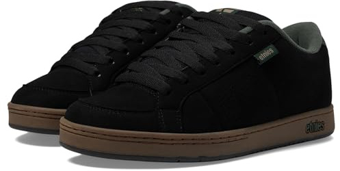 Etnies Kingpin Men's Skate Shoe, Black/Green/Gum - Sustainable, Comfortable, and Durable Sneakers
