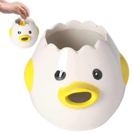 Separatore di tuorlo d' , separatore per albume d' in stile cartone animato, grazioso separatore per albume e tuorlo, pratico separatore per uova crude