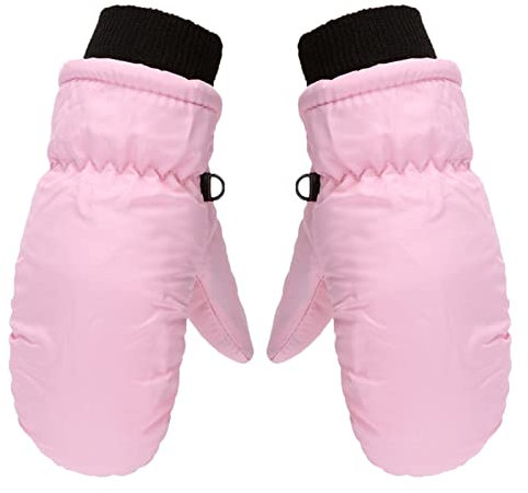 Graisse pour cuir - Coupe-vent - Taille S/M/L - Pour l'hiver - Chaud - Pour le patinage et la neige - Pour enfants et filles - Pour le snowboard - Rose - 8-10 ans