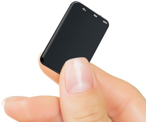 Vandlion 64GB Registratore Vocale, 1536Kbps Mini Registratore Professionale ad Attivazione Vocale con 35 Ore, Riduzione del Rumore per Università Conferenze Riunioni