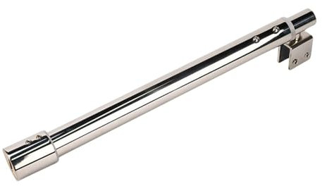 Barra di supporto per porta doccia in acciaio inox regolabile da 1.600 a 800 mm, 25 mm, compatibile con vetro da 8 a 12 mm