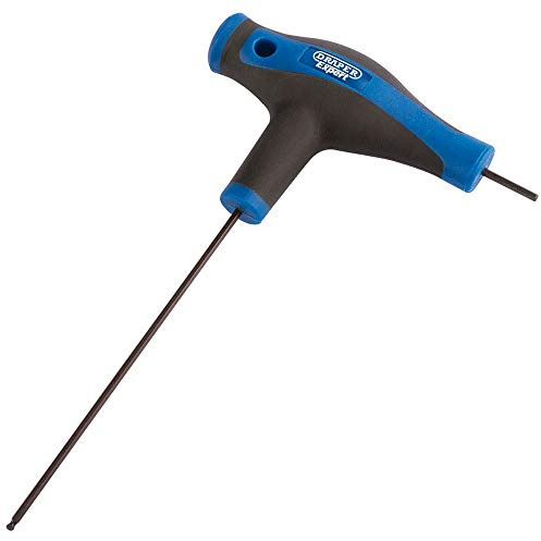 DRAPER THEX/SG/B Expert Soft Grip T Griff Hexagon und BALL END KEY, blau, 2.0 mm