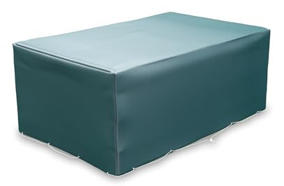 Kronenburg Abdeckung für Gartenmöbel winterfest - rechteckig 240 x 136 x 88 cm in grün - Schutzhülle wasserdicht für Möbelsets, Sitzgruppen, Sitzgarnituren, Tisch & Stühle