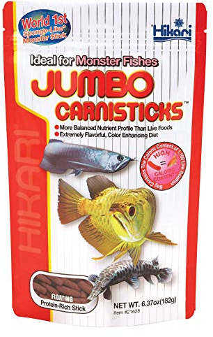 Hikari Tropical Jumbo Carnisticks Fish Food, 6.37 oz (182g)