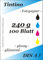 A3-100 Blatt Fotopapier Photopapier DIN - A 3-240g/qm - glossy glaenzend - sofort trocken - wasserfest - hochweiß - sehr hohe Farbbrillianz fuer InkJet Drucker Tintenstrahldrucker
