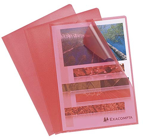 Sachet 10 pochettes coin polypropylene graine 12x100e - a4