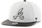 '47 Brand RVRSD Snapback Atlanta Braves Hellgrau Schwarz, Size:ONE Size