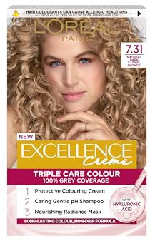L 'Oreal Paris excelencia pelo Colorante oscuro caramelo Rubio 7.31