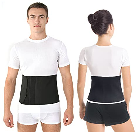 Postpartum Belt/Postoperative Waistband Elastic 24cm Medium Black