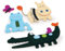 Small Foot Company Wandsticker Dekosticker 4 Freunde, Karton, Mehrfarbig,