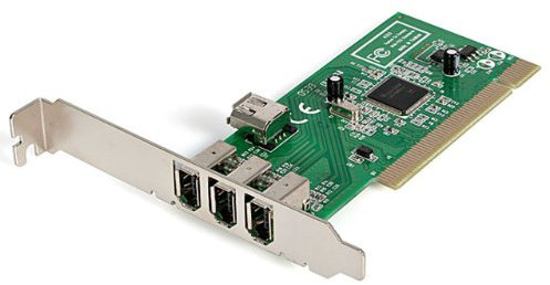 StarTech.com 4 Port 1394a FireWire PCI Schnittstellenkarte - 3x Firewire 400 extern 1x Firewire 400 intern