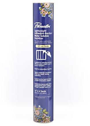 Brother SA5906 Adhesive Backed Water Soluble Stabilizer, Blue, White