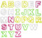 ilauke Emporte-Pièce,26 Lettres Alphabet Nombre, Moules Pâtisserie en Plastique, Moule à Biscuit, Emporte Pièces en Plastique pour Décoration de Gâteau Pâte à Sucre Biscuit Cookie