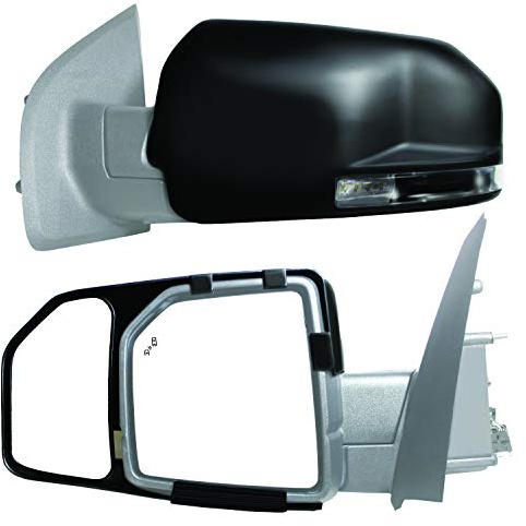 K Source K-Source 81850 Snap-On Towing Mirrors For Ford F150 (15+), Black