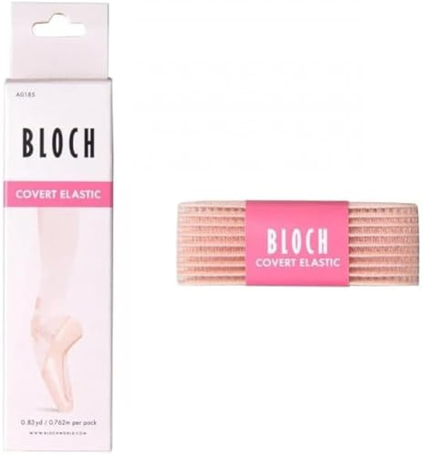 Bloch Dance A0185 Covert Elastic Ballet/Pointe Shoe Elastic, Pink, One Size