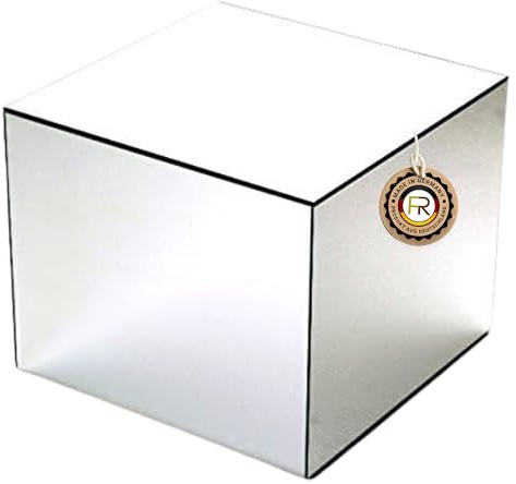freeroom24 Miroir Table d'appoint/Table basse/complet/40 x 40 x 43 cm