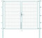 Alberts 647858 Doppeltor Flexo mit Zubehör | verschiedene Breiten und Höhen | feuerverzinkt | Breite 200 cm | Höhe 160 cm