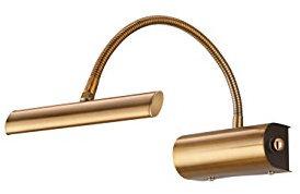 Trio Leuchten LED Wandleuchte Curtis 279770104, Metall altmessing, 1x 4 Watt, Flexarm, Dimmer