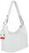OBC Echt Leder Damen Tasche Shopper Hobo-Bags Schultertasche Umhängetasche Handtasche Henkeltasche Ledertasche Damentasche (Weiss)